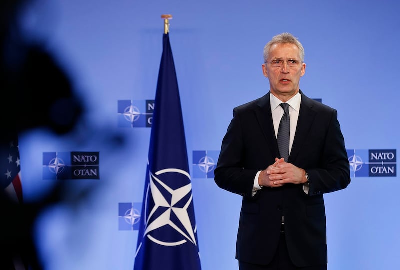 北约秘书长斯托尔滕贝格(Jens Stoltenberg)。(美联社)