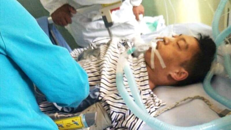 4月26日去世的前政治犯、四川藏人白玛旺青(志愿者提供/记者丹珍)