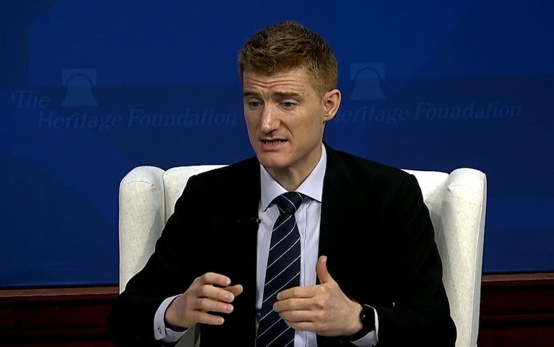 华盛顿智库传统基金会（Heritage Foundation）亚洲研究中心研究员孔明尚（Michael Cunningham）告诉本台，拜登与习近平此次会晤并不会有任何建设性成果。（视频截图/传统基金会官网）