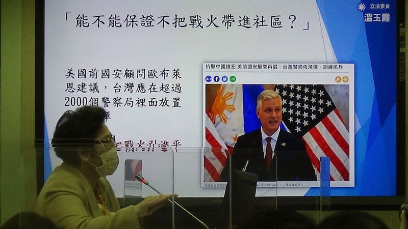 国民党籍立委温玉霞。(记者夏小华摄)