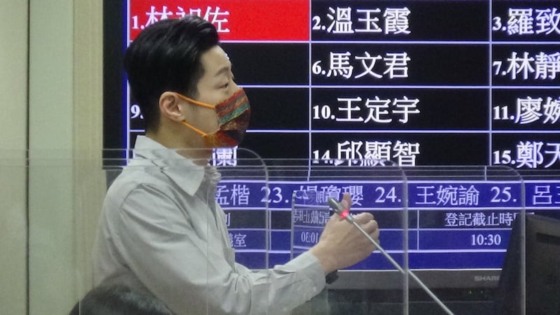 无党籍立委林昶佐。(记者夏小华摄)