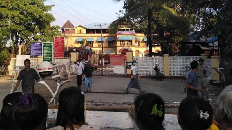 A view of Pathein Prison in Myanmar's Ayeyarwady region, in an undated photo. (Citizen journalist)