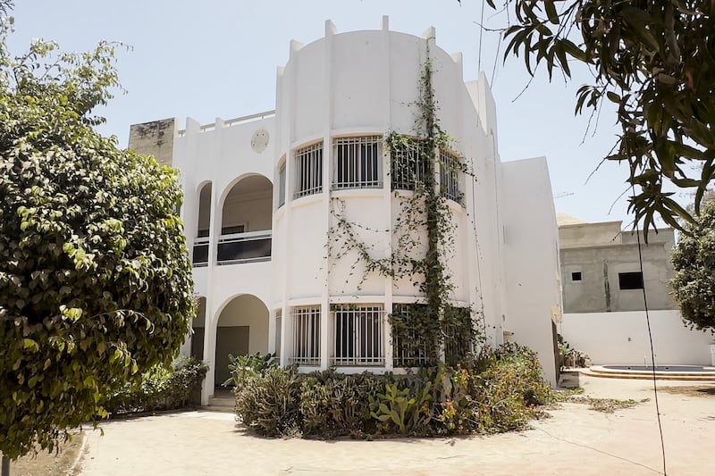 A vacant building that was previously the North Korean embassy is seen in Dakar, Senegal, in May 2024.